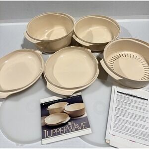 TUPPERWARE Tupperwave VTG 1990 7 Piece Cookware System Microwave